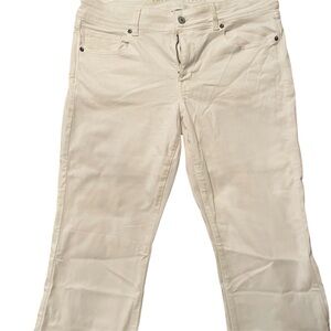 American Eagle Outfitters Cream Jeans Size 14 Women’s